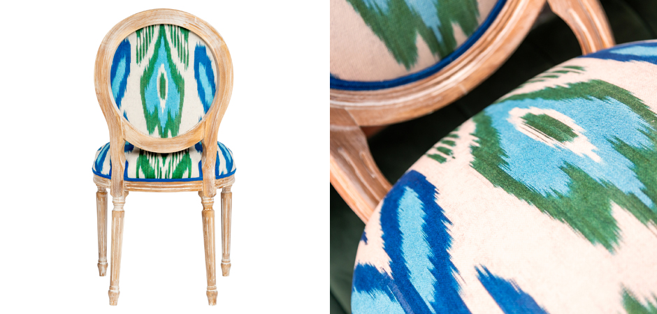 Мягкий стул с узором Ikat Pattern Мягкий стул с узором Ikat Pattern - Loft-Concept в Челябинске
