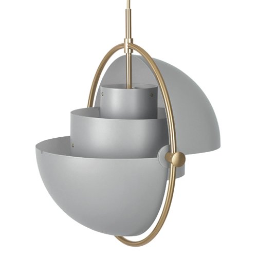 Люстра Louis Weisdorff Multi-lite Pendant Gray Латунь Серый Люстра Louis Weisdorff Multi-lite Pendant Gray Латунь Серый в Челябинске | Loft Concept