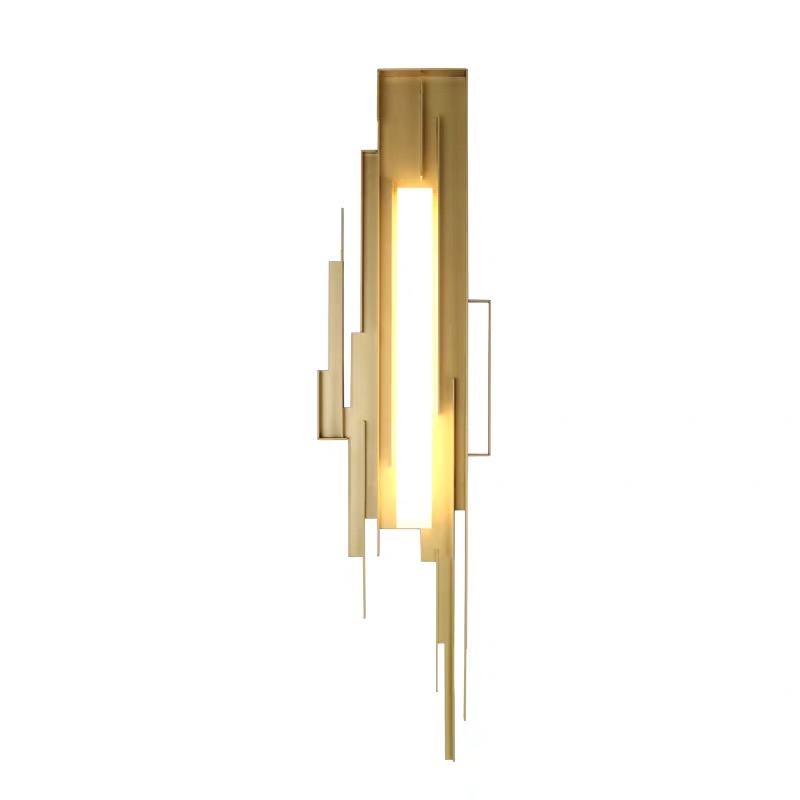 Бра Flowing Metal Sconce Золотой Бра Flowing Metal Sconce Золотой в Челябинске | Loft Concept