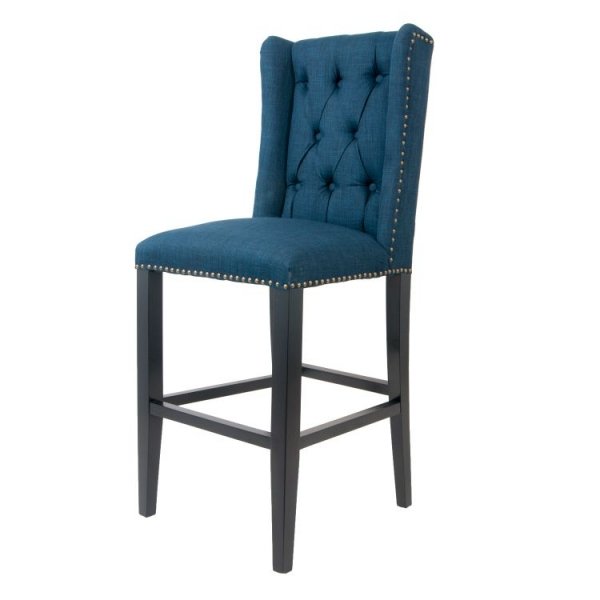 Стул French chairs Provence Barton Blue Chair Черный Синий Стул French chairs Provence Barton Blue Chair Черный Синий в Челябинске | Loft Concept