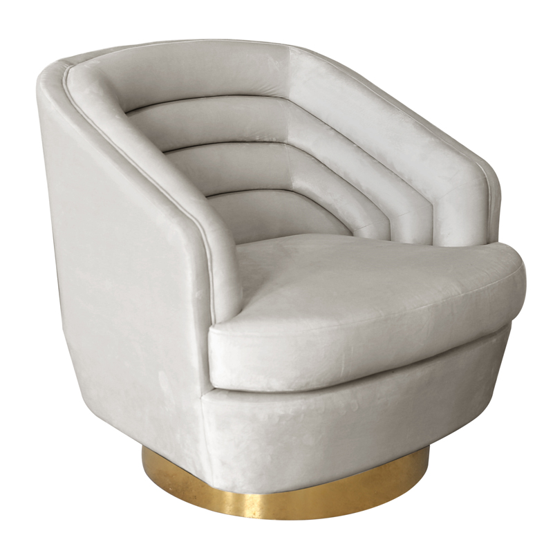 Кресло Henrietta Armchair кремовый велюр Кремовый Золотой Кресло Henrietta Armchair кремовый велюр Кремовый Золотой в Челябинске | Loft Concept