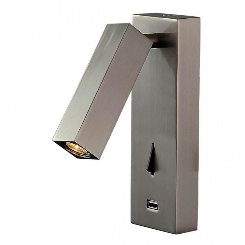 Бра Chelsom WALL LED DOCK Silver USB Хром Бра Chelsom WALL LED DOCK Silver USB Хром в Челябинске | Loft Concept