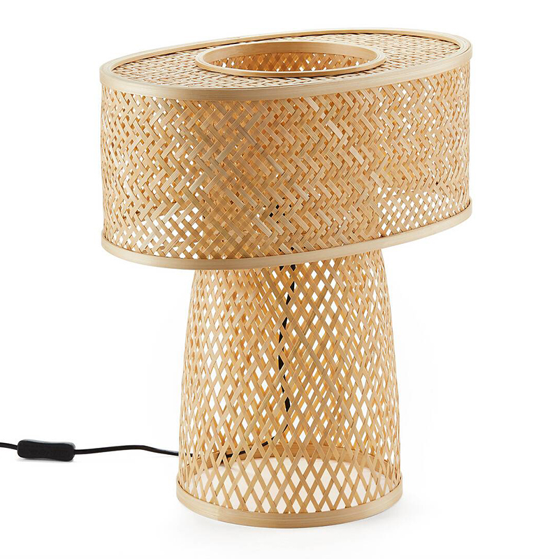 Настольная лампа Maren Wicker Table lamp Бежевый Настольная лампа Maren Wicker Table lamp Бежевый в Челябинске | Loft Concept