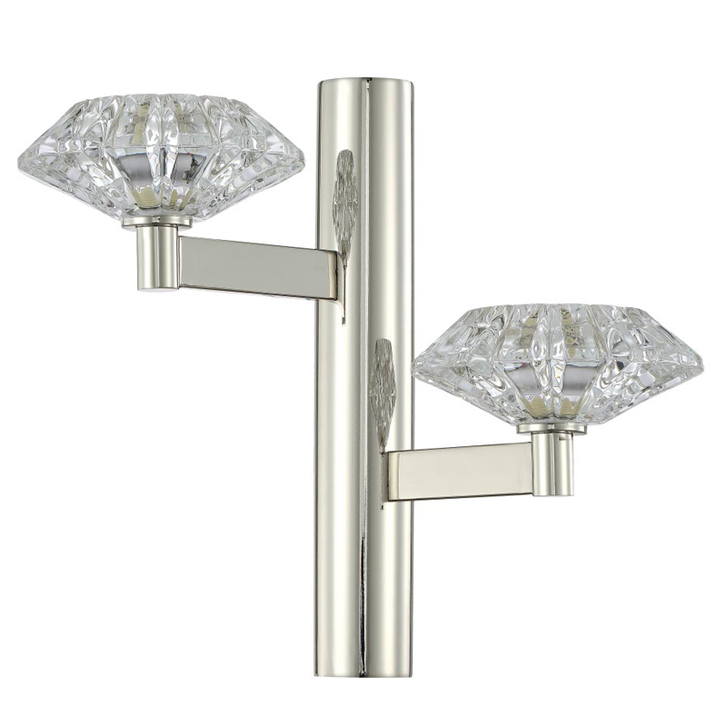 Бра Yerker Sconce nickel Никель Прозрачный Бра Yerker Sconce nickel Никель Прозрачный в Челябинске | Loft Concept