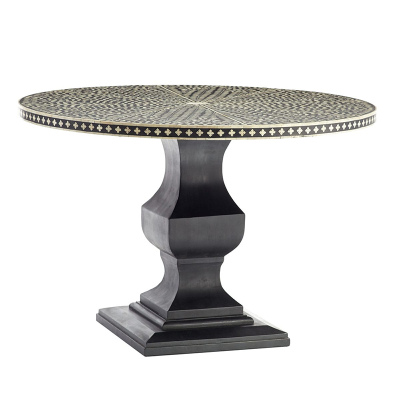 Barnsley Dining Table - Bernhardt Черно-белый Barnsley Dining Table - Bernhardt Черно-белый в Челябинске | Loft Concept