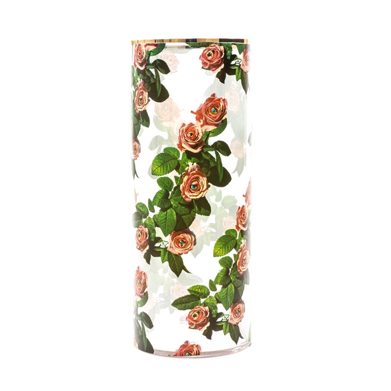 Ваза Seletti Roses Big Прозрачный Золотой Зеленый в Челябинске | Loft Concept 
