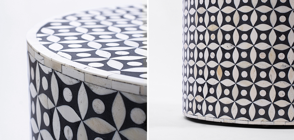 Табурет Inlaid Bone Geometry Табурет Inlaid Bone Geometry - Loft-Concept в Челябинске