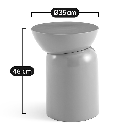 Приставной столик из сплава алюминия Tori Side Table в Челябинске
