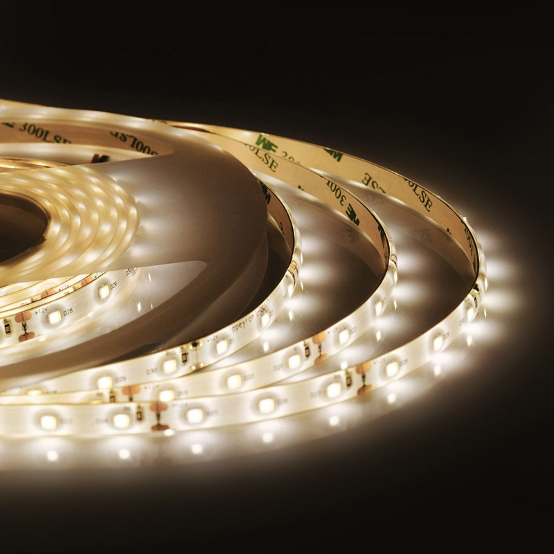 Светодиодная влагозащищенная лента 4,8W/m 60LED/m 3528SMD теплый белый Белый Светодиодная влагозащищенная лента 4,8W/m 60LED/m 3528SMD теплый белый Белый в Челябинске | Loft Concept
