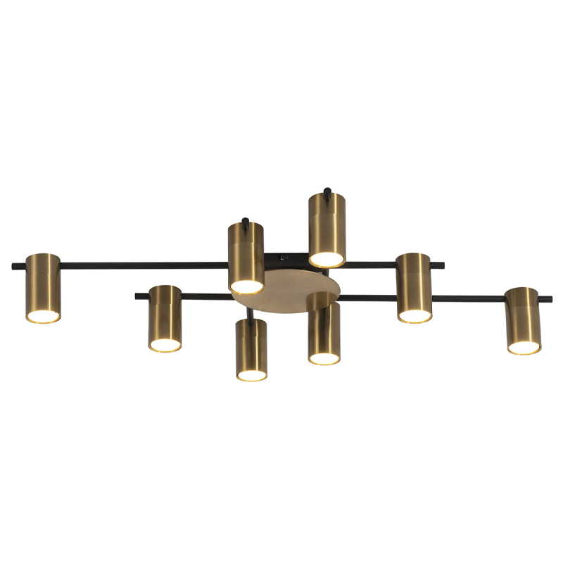 Потолочный светильник Tribes Chandelier Gold Черный Золотой Потолочный светильник Tribes Chandelier Gold Черный Золотой в Челябинске | Loft Concept