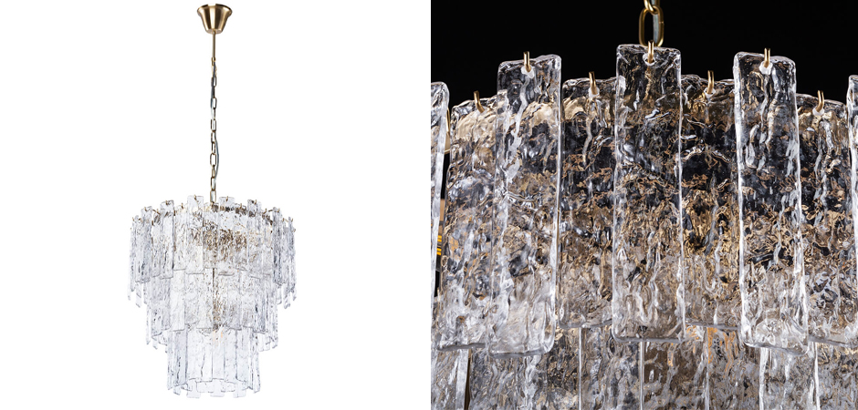 Люстра Iceberg Glass с Рельефным стеклом Люстра Iceberg Glass с Рельефным стеклом - Loft-Concept в Челябинске
