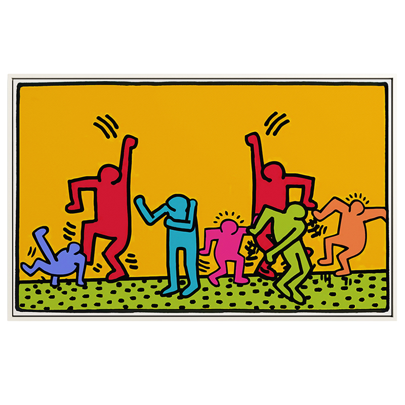 Постер Keith Haring 6 Мульти Постер Keith Haring 6 Мульти в Челябинске | Loft Concept