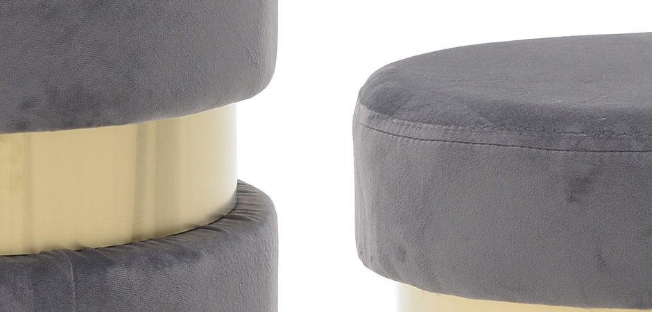 Пуф Golden Belt Gray Пуф Golden Belt Gray - Loft-Concept в Челябинске