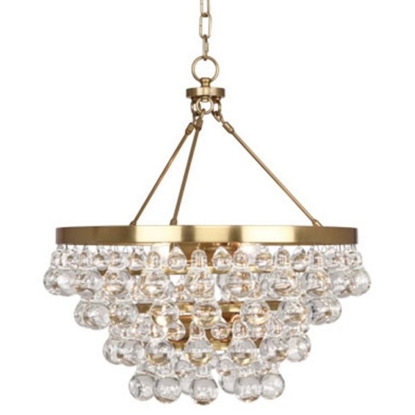 Люстра Robert Abbey Bling Chandelier Antique Brass Золотой Люстра Robert Abbey Bling Chandelier Antique Brass Золотой в Челябинске | Loft Concept