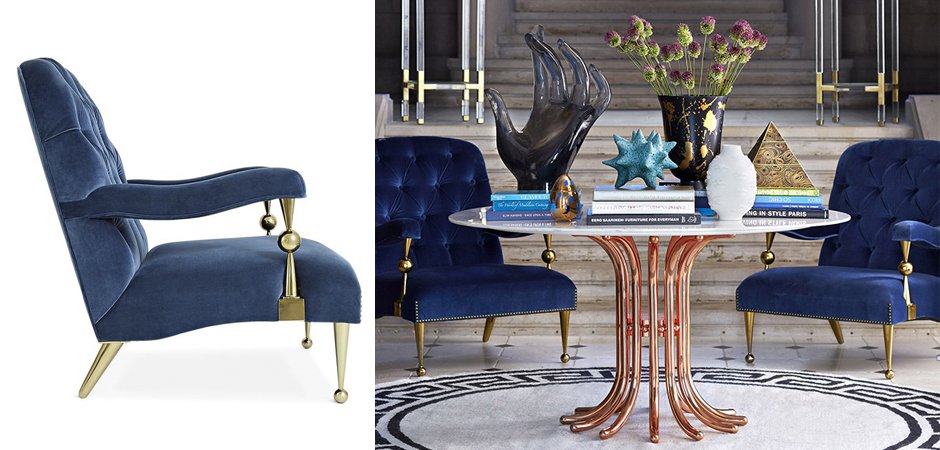 Кресло Jonathan Adler Caracas Chair Кресло Jonathan Adler Caracas Chair - Loft-Concept в Челябинске