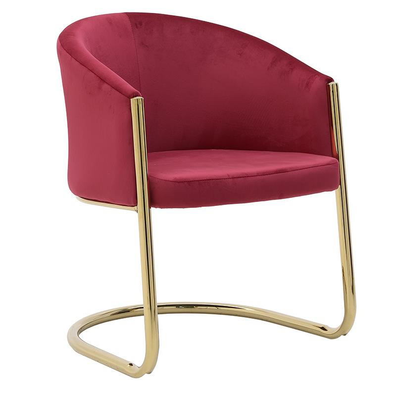 Стул Imelda Chair Crimson Малиновый (Crimson) Глянцевое золото Стул Imelda Chair Crimson Малиновый (Crimson) Глянцевое золото в Челябинске | Loft Concept