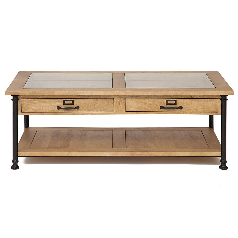 Журнальный стол Provence Mango table Boleyn Древесина Черный в Челябинске | Loft Concept 
