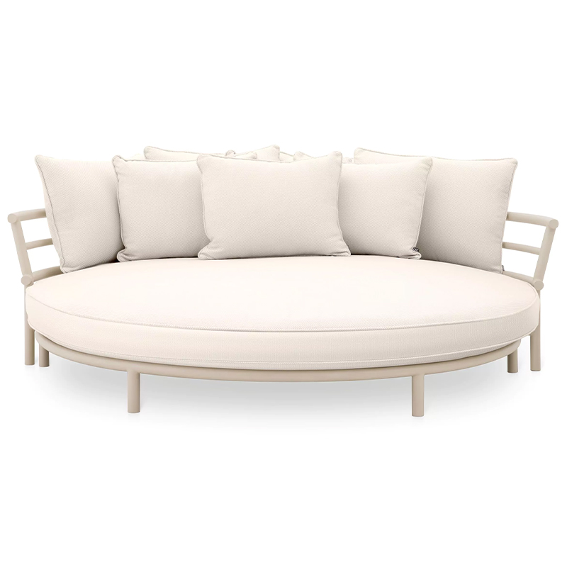 Диван Eichholtz Sofa Laguno Round Бежевый Молочный Диван Eichholtz Sofa Laguno Round Бежевый Молочный в Челябинске | Loft Concept