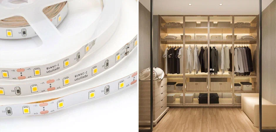 Светодиодная лента 4,8W/m 60LED/m 3528SMD теплый белый Светодиодная лента 4,8W/m 60LED/m 3528SMD теплый белый - Loft-Concept в Челябинске