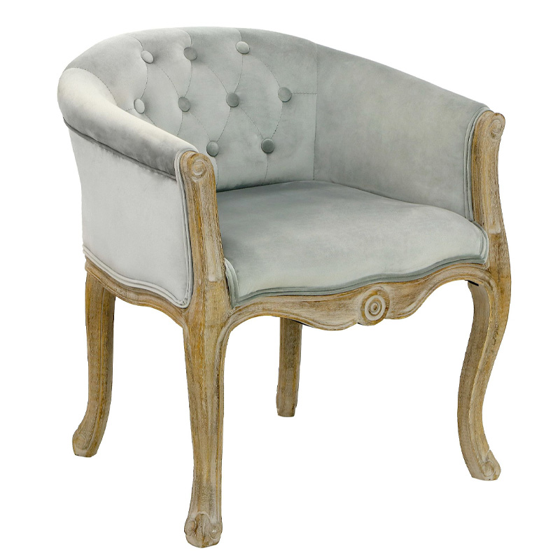 Кресло French Provence Armchair Roderic light blue Голубой Кресло French Provence Armchair Roderic light blue Голубой в Челябинске | Loft Concept