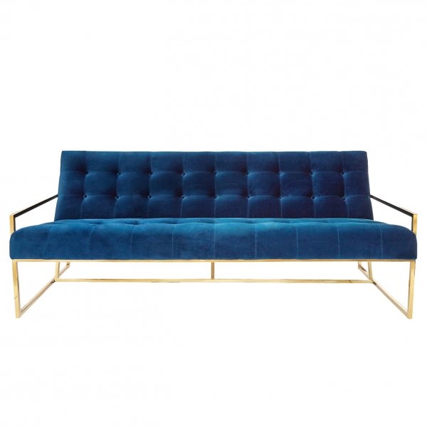 Софа Navy Velvet Apartment Sofa  в Челябинске | Loft Concept 