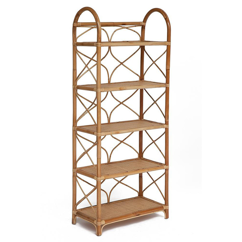 Этажерка Rattan Wicker Bookcase Древесина Этажерка Rattan Wicker Bookcase Древесина в Челябинске | Loft Concept