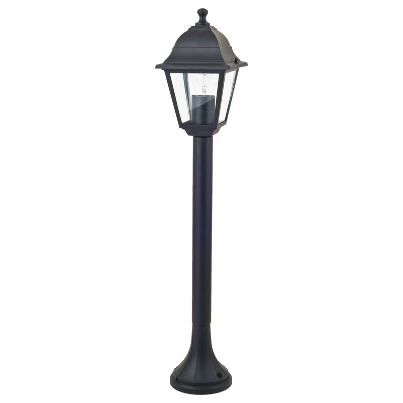 Уличный светильник Lebran Street lamp Черный Прозрачное Стекло Уличный светильник Lebran Street lamp Черный Прозрачное Стекло в Челябинске | Loft Concept