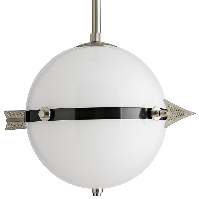 Люстра Arteriors CELESTIAL PENDANT Белый Черный Серебряный в Челябинске | Loft Concept 