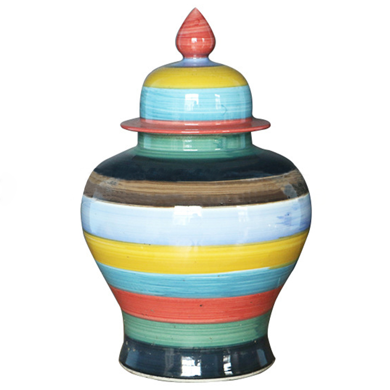 Ваза Colored Stripes Rainbow Vase Мульти Ваза Colored Stripes Rainbow Vase Мульти в Челябинске | Loft Concept