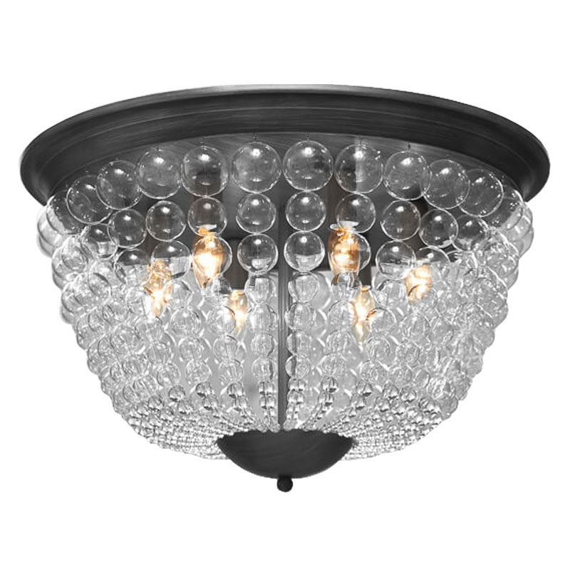 Потолочный светильник Bubble Blower Ceiling Серый бетон Прозрачное Стекло Потолочный светильник Bubble Blower Ceiling Серый бетон Прозрачное Стекло в Челябинске | Loft Concept