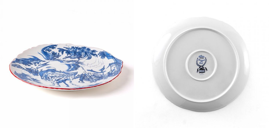 Тарелка Seletti Blue Chinoiserie Тарелка Seletti Blue Chinoiserie - Loft-Concept в Челябинске