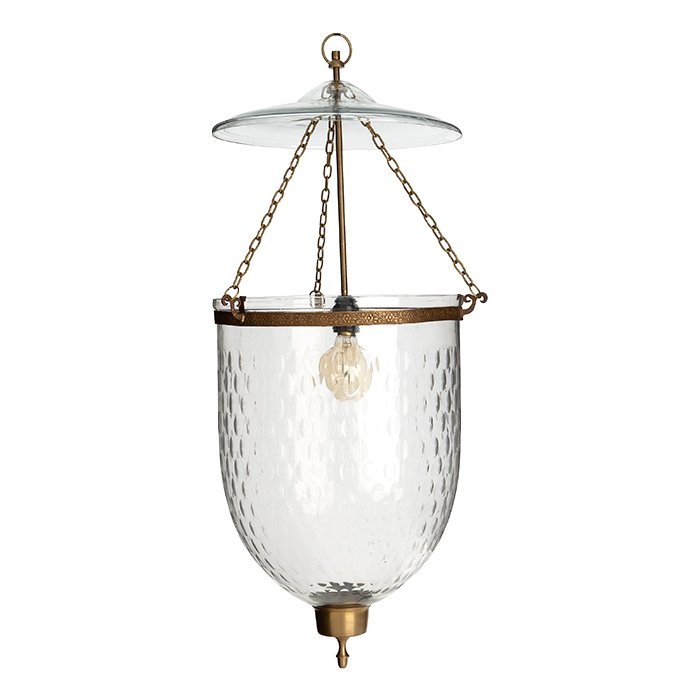 Люстра Lantern Bexley S Латунь Античная полированная Прозрачное Стекло Люстра Lantern Bexley S Латунь Античная полированная Прозрачное Стекло в Челябинске | Loft Concept