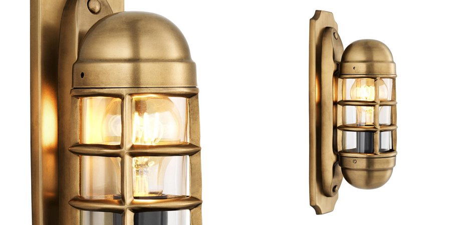 Бра Eichholtz Wall Lamp Le Caprice Brass - Loft-Concept в Челябинске