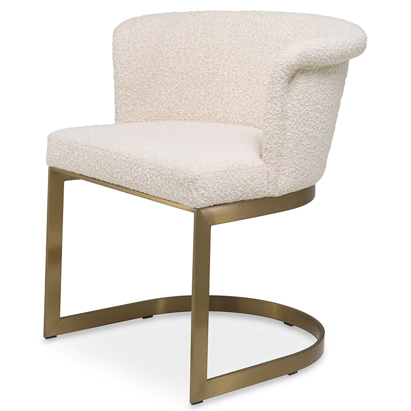 Стул Eichholtz Dining Chair Bofinger Латунь Молочный Стул Eichholtz Dining Chair Bofinger Латунь Молочный в Челябинске | Loft Concept