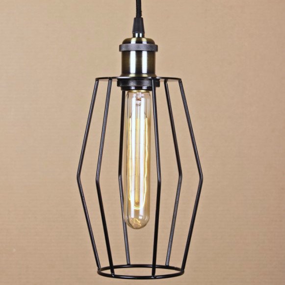 Подвесной светильник Wire Cage Pendant Spauk Black Черный Подвесной светильник Wire Cage Pendant Spauk Black Черный в Челябинске | Loft Concept