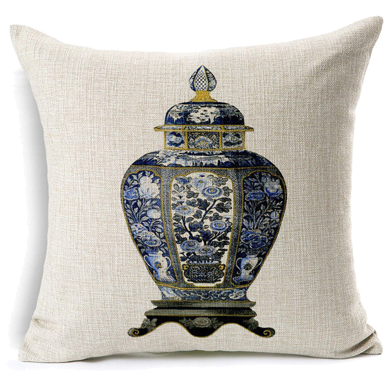 Декоративная подушка Blue Vase Декоративная подушка Blue Vase в Челябинске | Loft Concept