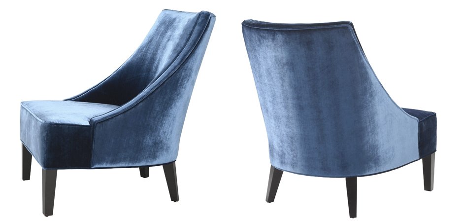 Кресло Eichholtz Chair Dulwich Blue Кресло Eichholtz Chair Dulwich Blue - Loft-Concept в Челябинске