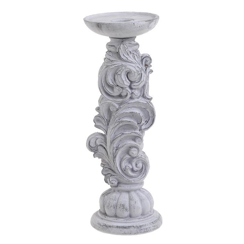 Подсвечник Pattern Candlestick Серый Подсвечник Pattern Candlestick Серый в Челябинске | Loft Concept