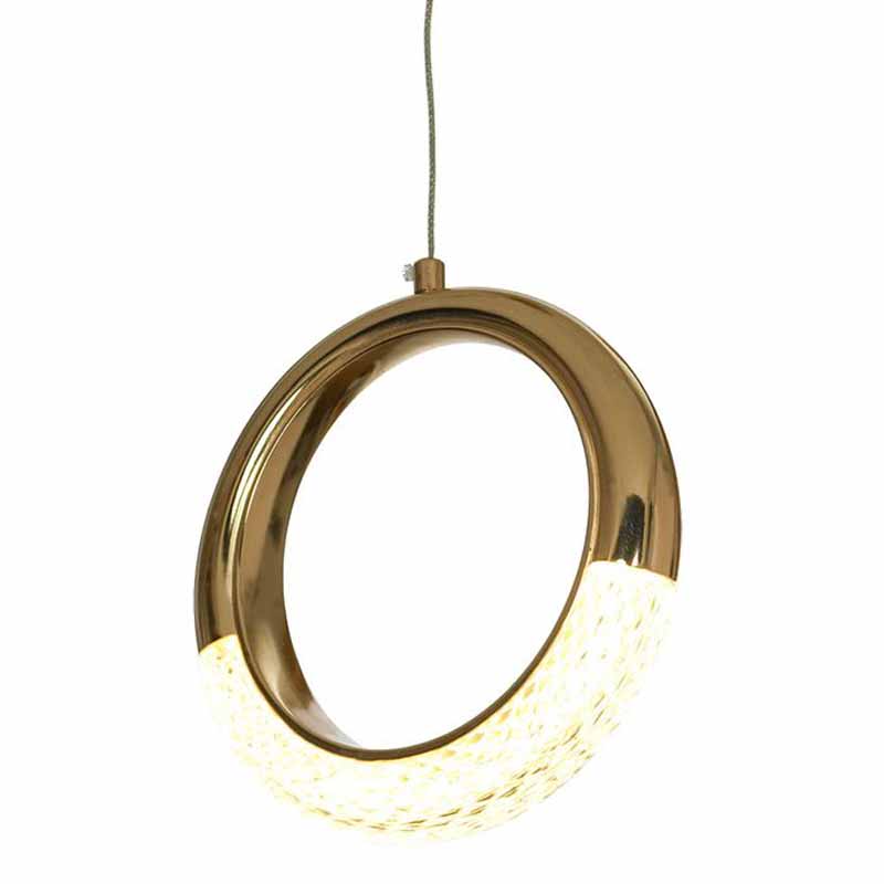 Подвесной светильник Jeziel Ring Hanging lamp Глянцевое золото Подвесной светильник Jeziel Ring Hanging lamp Глянцевое золото в Челябинске | Loft Concept