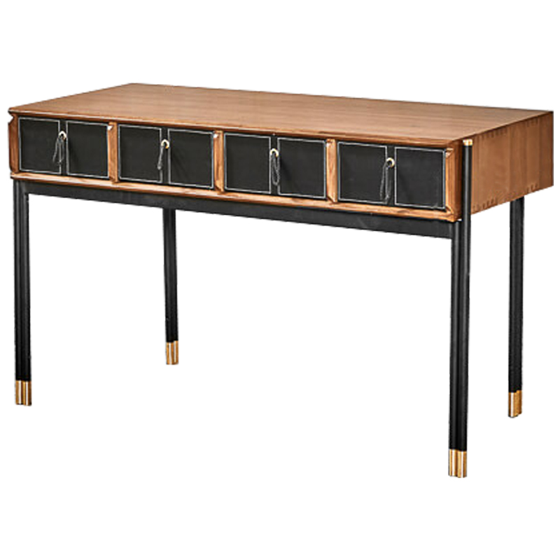 Консоль Patrizio Loft Console Коричневый Черный в Челябинске | Loft Concept 