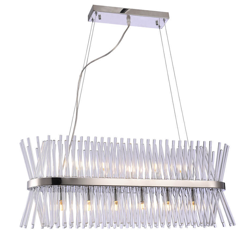Люстра Nembus Rini Chandelier Chrome Хром Прозрачное Стекло Люстра Nembus Rini Chandelier Chrome Хром Прозрачное Стекло в Челябинске | Loft Concept
