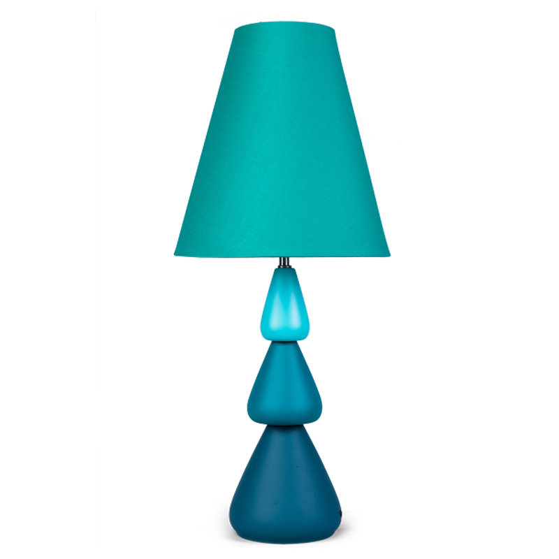 Настольная лампа Turquoise Wave Бирюзовый Настольная лампа Turquoise Wave Бирюзовый в Челябинске | Loft Concept
