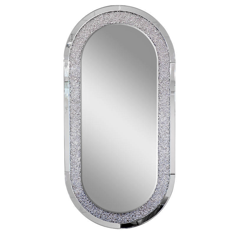 Зеркало Odila Crystals Oval Mirror  в Челябинске | Loft Concept 