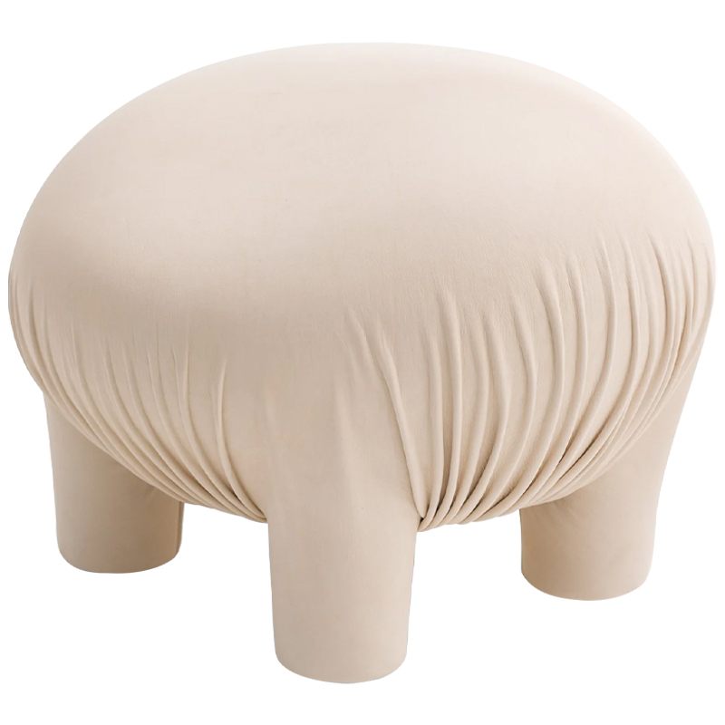 Пуф Бархат Anomaly дизайн Moroso Velvet Молочный Пуф Бархат Anomaly дизайн Moroso Velvet Молочный в Челябинске | Loft Concept