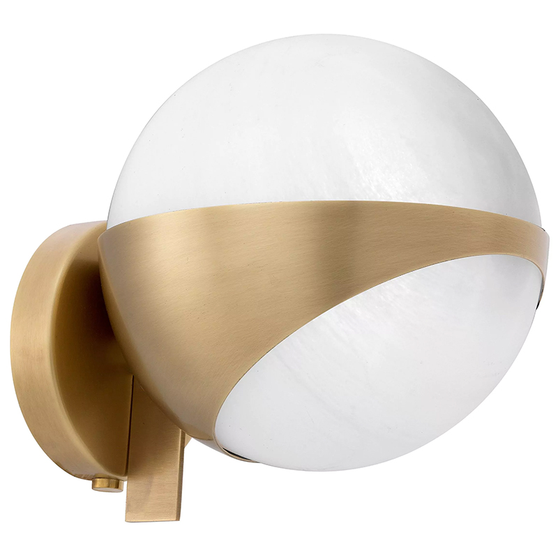 Бра Eichholtz Wall Lamp Wilson Латунь Белый Бра Eichholtz Wall Lamp Wilson Латунь Белый в Челябинске | Loft Concept
