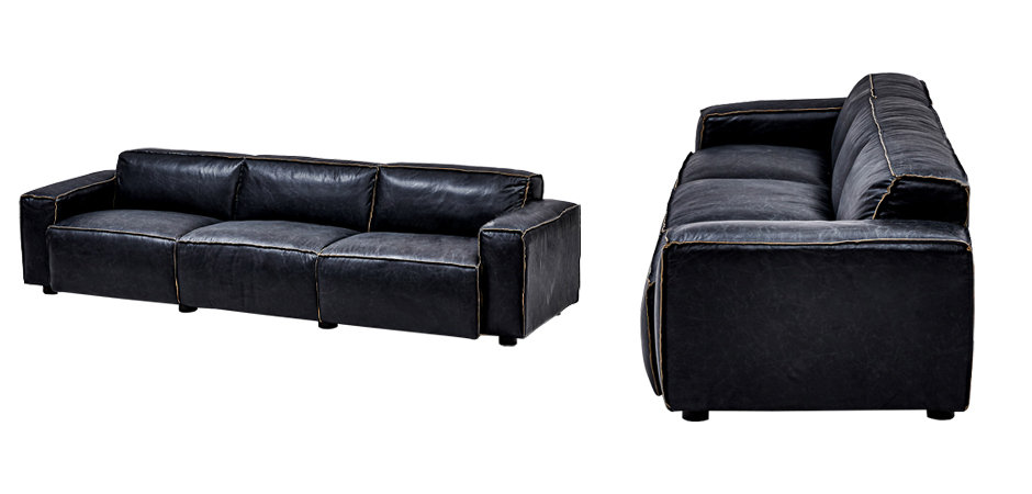 Диван Osorio Leather Sofa Диван Osorio Leather Sofa - Loft-Concept в Челябинске
