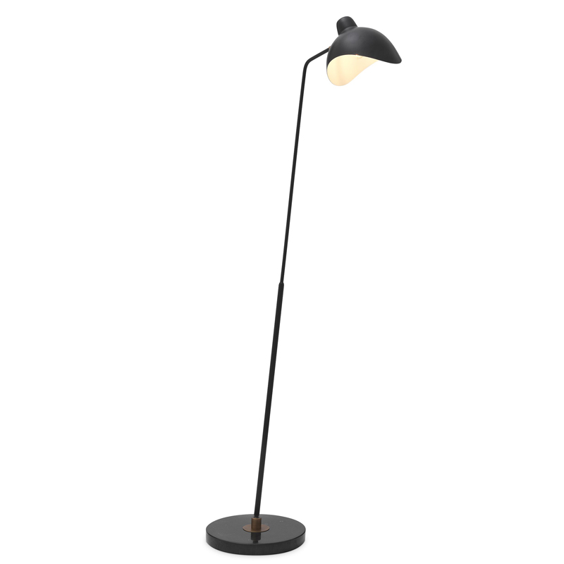 Торшер Eichholtz Floor Lamp Asta Черный Черный Мрамор Nero Латунь Античная полированная Торшер Eichholtz Floor Lamp Asta Черный Черный Мрамор Nero Латунь Античная полированная в Челябинске | Loft Concept