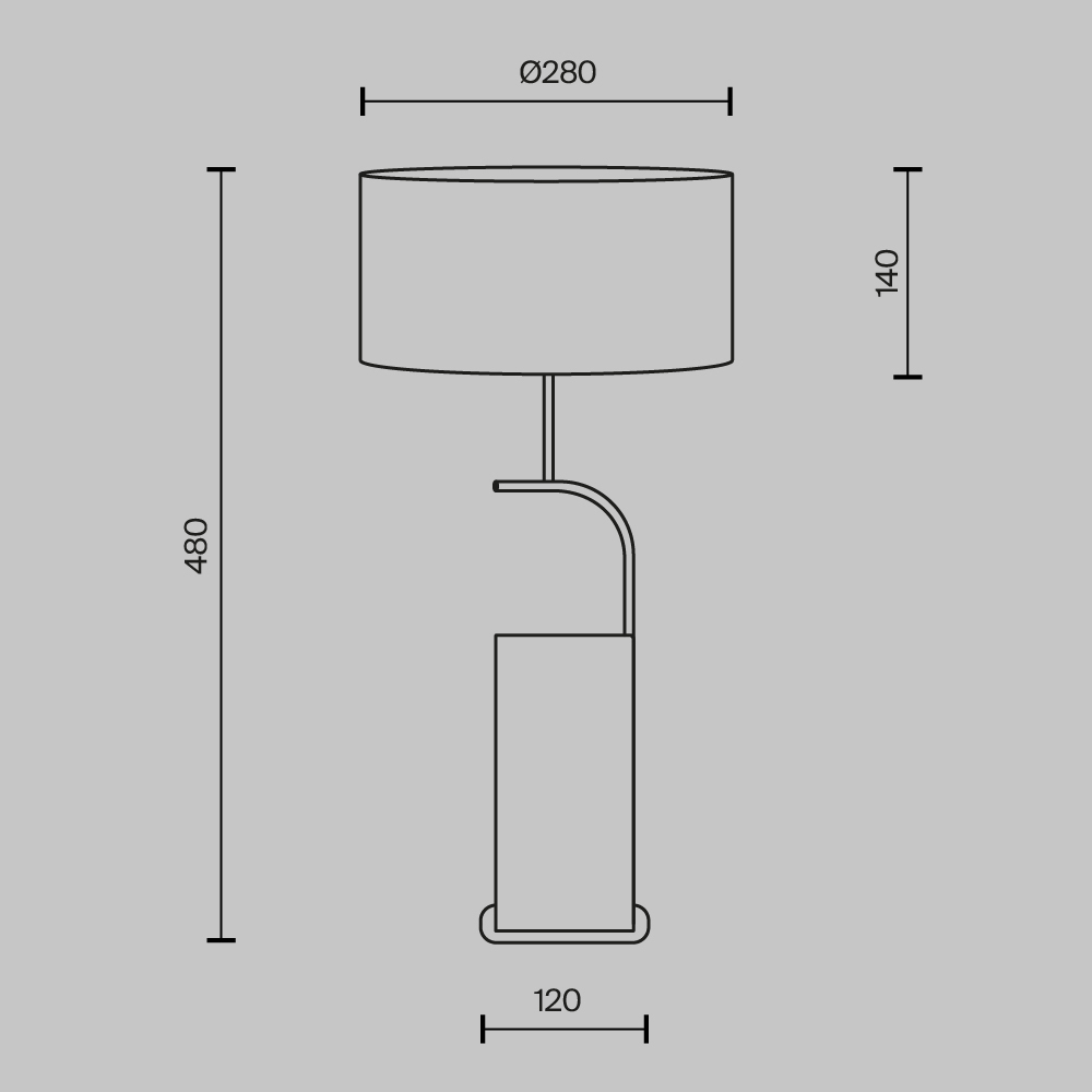 Настольный светильник Glamping Е14x2 в Челябинске