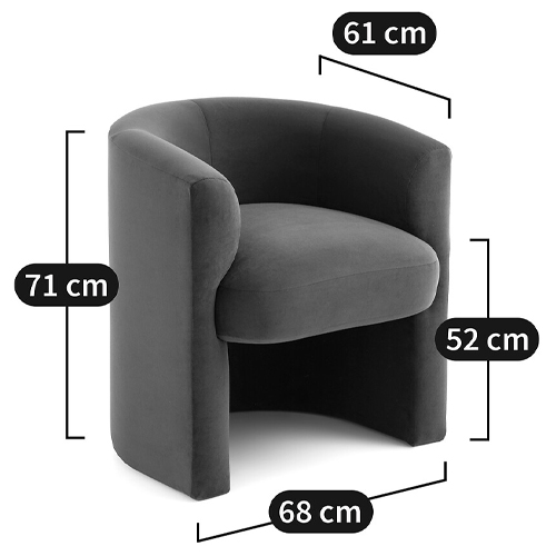 Кресло полукруглое Fiorello Armchair Кресло полукруглое Fiorello Armchair в Челябинске