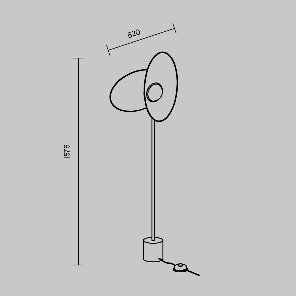 Напольный светильник Evolution 3000К 12Вт в Челябинске